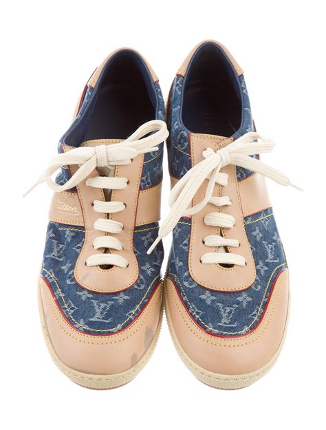 denim louis vuitton sneakers|louis vuitton black monogram sneakers.